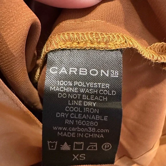 CARBON38 Satin Resort Top in Rust - Picture 9 of 11